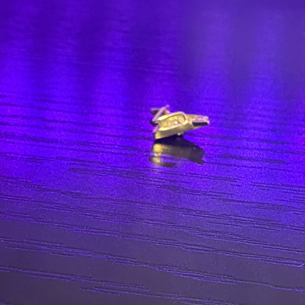 10k gold Martini glass charm for a neckless - Picture 3 of 6